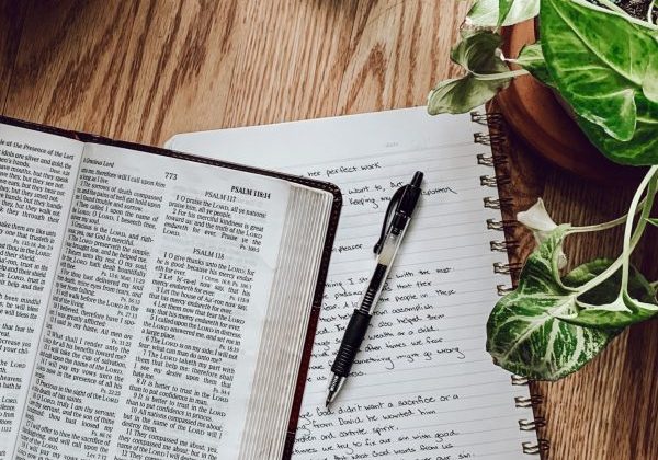 Bible study and journaling
